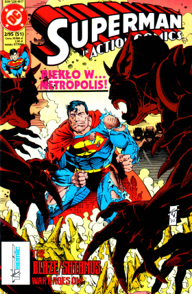 Superman 02/1995 - Blaze/Satanus War - Rodzinna rywalizacja/Czas zapłaty