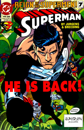 Superman 07/1996 - Rządy Supermenów - Odrodzenia/Kości zostały rzucone!